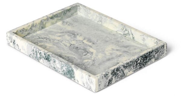 Ferm Living Podnos Mist Tray 15x20, emerald off-white