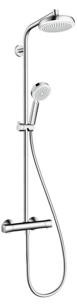 Hansgrohe Crometta 160 1jet Showerpipe - sprchový systém, biela-chróm 27264400
