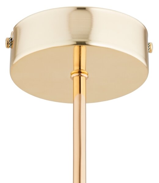 Luster na tyči FOTON 4xE14/40W/230V zlatá/biela