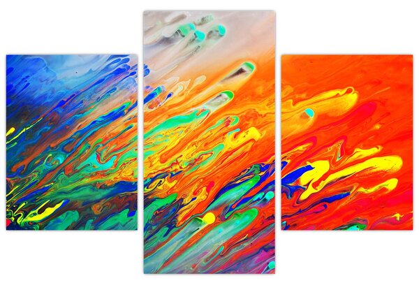 Obraz - Farebná abstrakcia (90x60 cm)