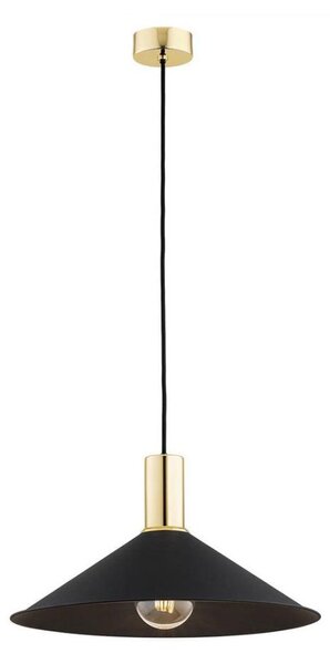 Argon 4912 - Luster na lanku MINORI 1xE27/15W/230V čierna/zlatá