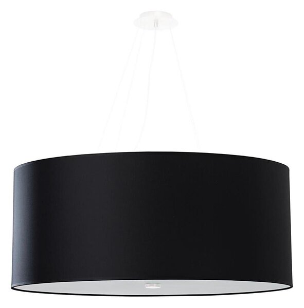 Sollux SL.0790 - Luster na lanku OTTO 6xE27/60W/230V pr. 70 cm čierna