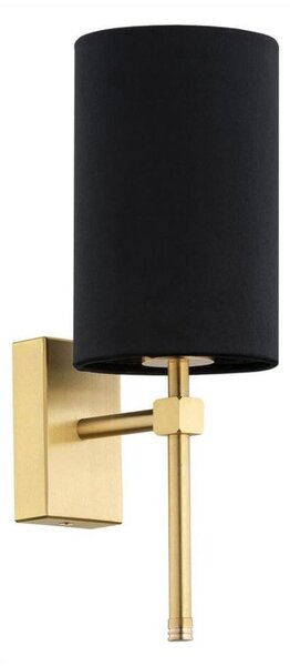 Argon 8035 - Nástenná lampa ABRUZZO 1xE14/7W/230V mosadz/čierna