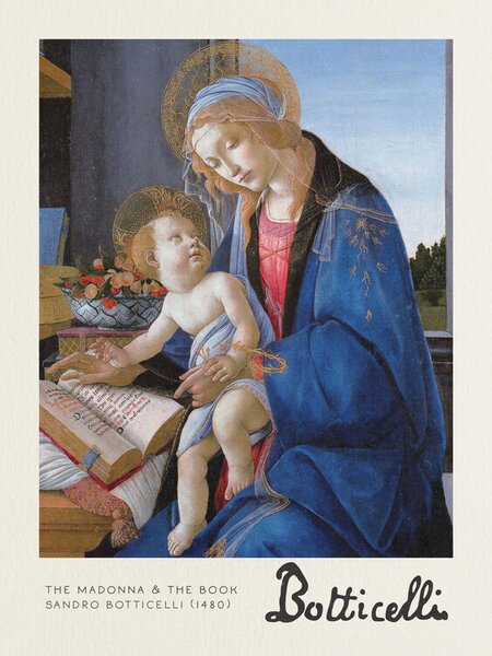 Obrazová reprodukcia The Madonna & The Book - Sandro Botticelli