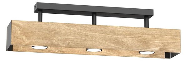 Prisadený luster MAISON 3xGU10/8W/230V hnedá/dub