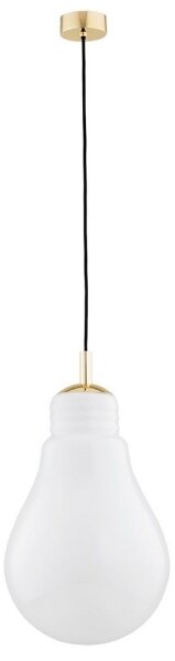 Argon 4879 - Luster na lanku JESSE 1xE27/15W/230V zlatá/biela