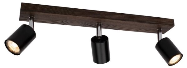 Spot-Light DO2910356 - Stropné bodové svietidlo MANARA 3xGU10/5W/230V borovica