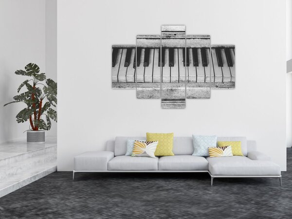 Obraz starého klavíra (150x105 cm)