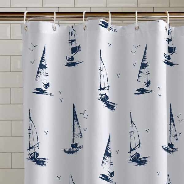 Sprchový záves 180x180 cm Salcombe Boats – Catherine Lansfield