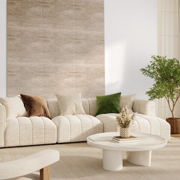Látkové akustické panely v súprave 2 ks 60x60 cm Travertine II – Styler