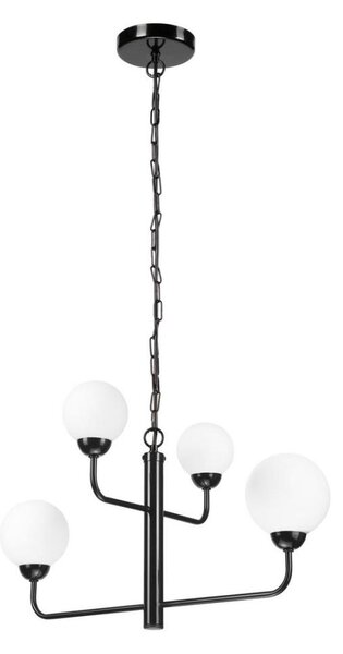 Luster na reťazi OSCAR 4xG9/5W/230V čierna