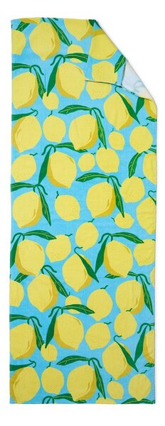 Bavlnená plážová osuška 92x180 cm Lemons Lounger – Catherine Lansfield