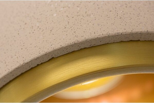 Klausen 111040 - Luster na lanku CONCRETE 1xGU10/5W/230V šedá/zlatá