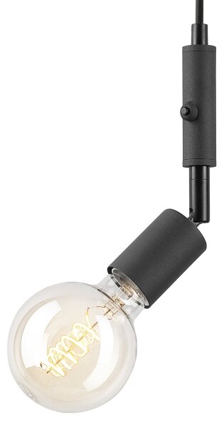 Luster na lanku INA 1xE27/42W/230V čierna
