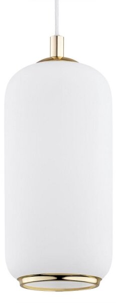 Argon 4993 - Luster na lanku PALLADO 1xE27/15W/230V zlatá/biela