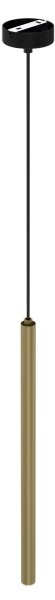 Luster na lanku YORU 1xG9/8W/230V 50 cm mosadz