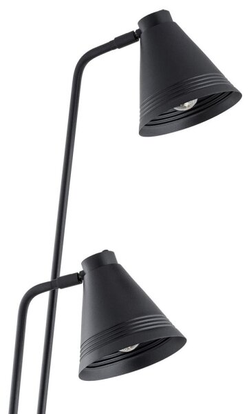 Argon 7077 - Stojacia lampa AVALONE 2xE27/15W/230V čierna