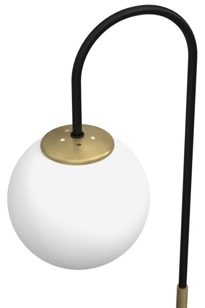 Stolná lampa CAMBRIDGE 1xE14/60W/230V čierna/mosadz