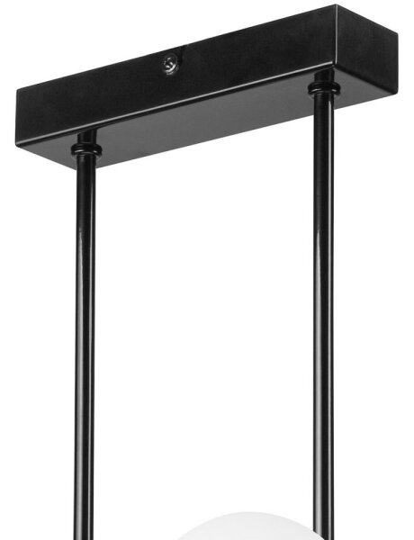 Luster na tyči ASTRO 4xG9/5W/230V čierna