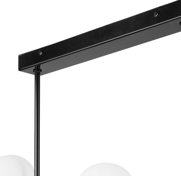 Luster na tyči ASTRO 6xG9/5W/230V čierna