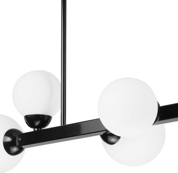 Luster na tyči ASTRO 6xG9/5W/230V čierna