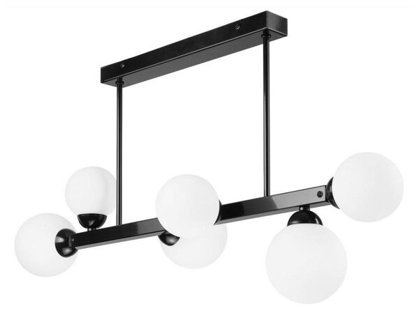 Luster na tyči ASTRO 6xG9/5W/230V čierna