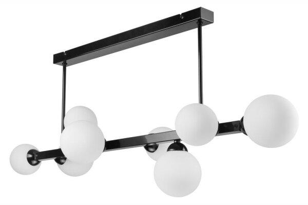 Luster na tyči ASTRO 8xG9/5W/230V čierna