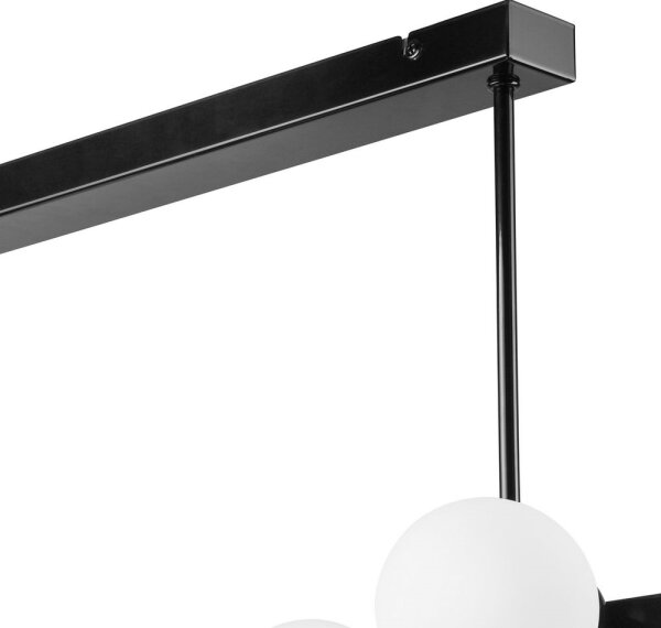 Luster na tyči ASTRO 8xG9/5W/230V čierna