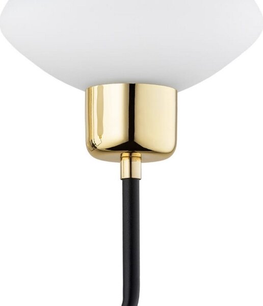 Argon 6166 - Luster na tyči RAVELLO 3xE14/15W/230V čierna/zlatá