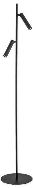 Argon 7082 - Stojacia lampa TORRE 2xG9/6W/230V čierna