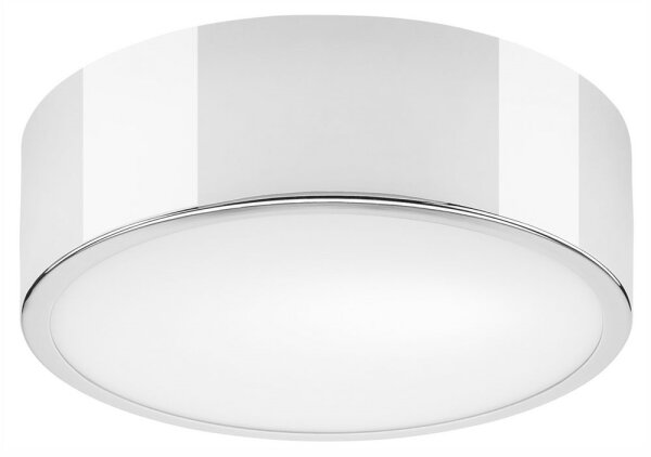 Stropné svietidlo DANTE 1xE27/60W/230V pr. 26 cm lesklý chróm