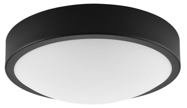 Stropné svietidlo JONAS 1xE27/60W/230V pr. 26 cm čierna