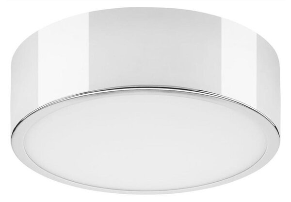 Stropné svietidlo DANTE 1xE27/60W/230V pr. 26 cm lesklý chróm