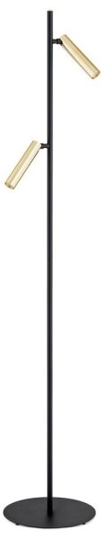 Argon 7083 - Stojacia lampa TORRE 2xG9/6W/230V čierna/mosadz