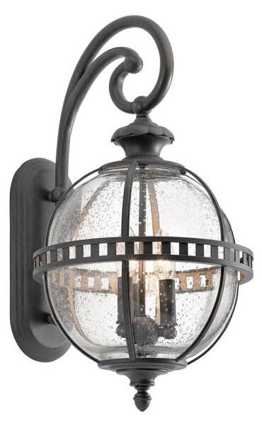 Kichler KL-HALLERON-2M - Vonkajšie nástenné svietidlo HALLERON 3xE14/40W/230V IP44