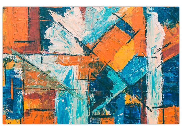 Obraz - Abstrakcia (90x60 cm)
