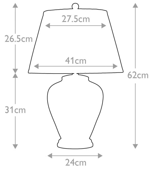 Elstead - Stolná lampa LEAVES 1xE27/60W/230V
