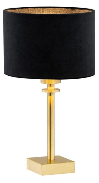 Argon 8049 - Stolná lampa ABBANO 1xE27/15W/230V mosadz/čierna
