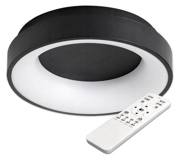 LED Stmievateľné stropné svietidlo NOVA LED/54W/230V 3000-6500K čierna + DO