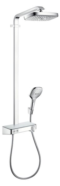 Hansgrohe Raindance Select E - sprchový systém Showerpipe 300 2jet, termostatická sprchová batéria, sprchové rameno, chróm 27126000
