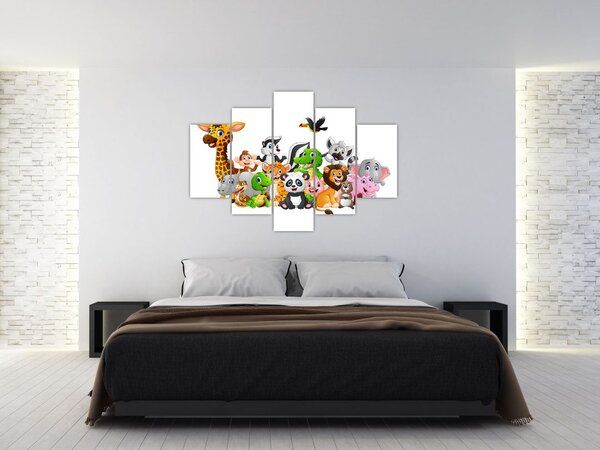 Obraz zvieratiek (150x105 cm)