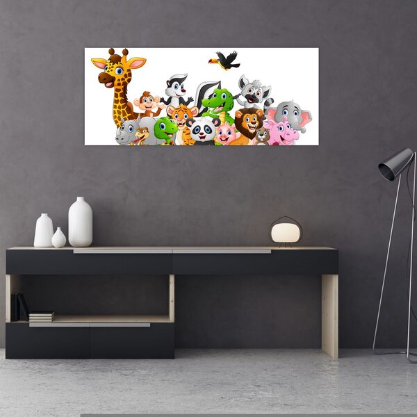 Obraz zvieratiek (120x50 cm)