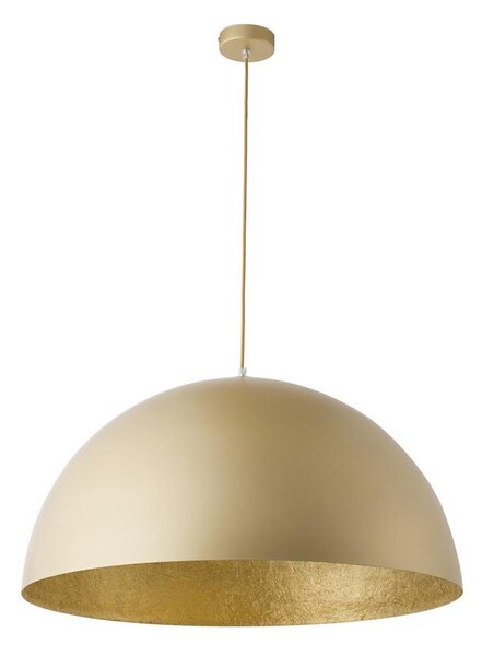 Luster na lanku SFERA 1xE27/60W/230V pr. 35 cm zlatá