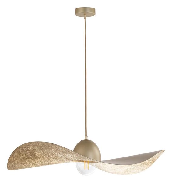 Luster na lanku KAPELLO 1xE27/60W/230V pr. 76 cm zlatá