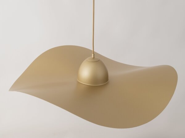 Luster na lanku KAPELLO 1xE27/60W/230V pr. 76 cm zlatá