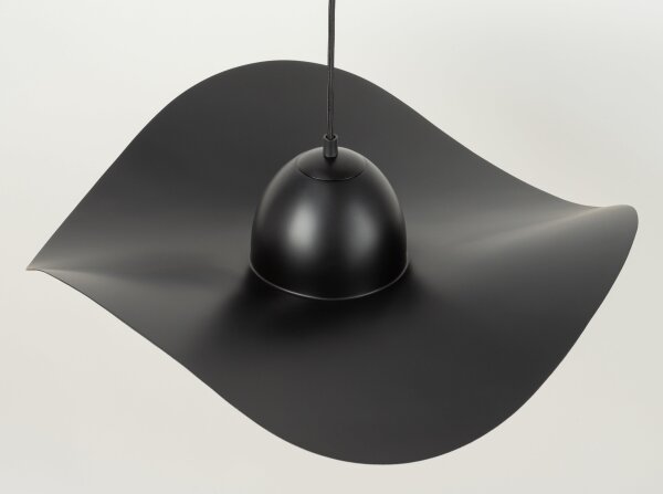 Luster na lanku KAPELLO 1xE27/60W/230V pr. 55 cm čierna/medená
