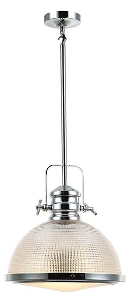 Klausen 111016 - Luster na tyči THOR 1xE27/11W/230V lesklý chróm