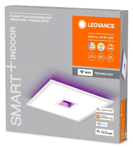 Ledvance- LED RGBW Stmievateľné stropné svietidlo SMART+ PLANON LED/24W/230V Wi-Fi