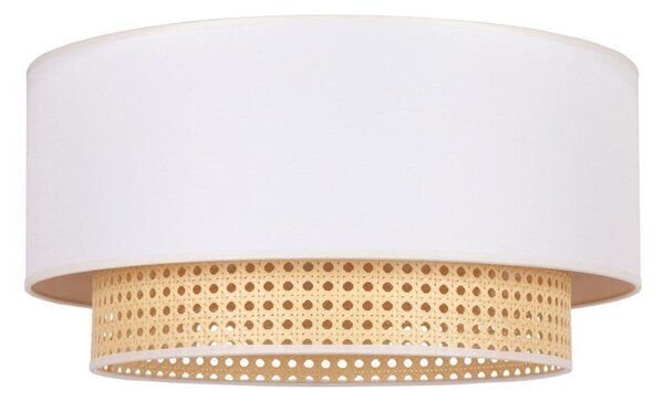 Duolla - Stropné svietidlo BOHO 1xE27/15W/230V pr. 45 cm krémová/ratan