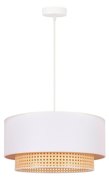 Duolla - Luster na lanku BOHO 1xE27/15W/230V pr. 45 cm krémová/ratan